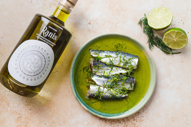 Sardines Marinated with Olive Oil & Chili Ranis